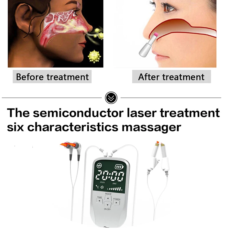 Nose Rhinitis Relief Treatment Machine Sinusitis Nose Cure Therapy Massage Device Cure Low Frequency Laser House held Portable
Nose Rhinitis Relief Treatment Machine Sinusitis Nose Cure Therapy Massage Device Cure Low Frequency Laser House held Portable