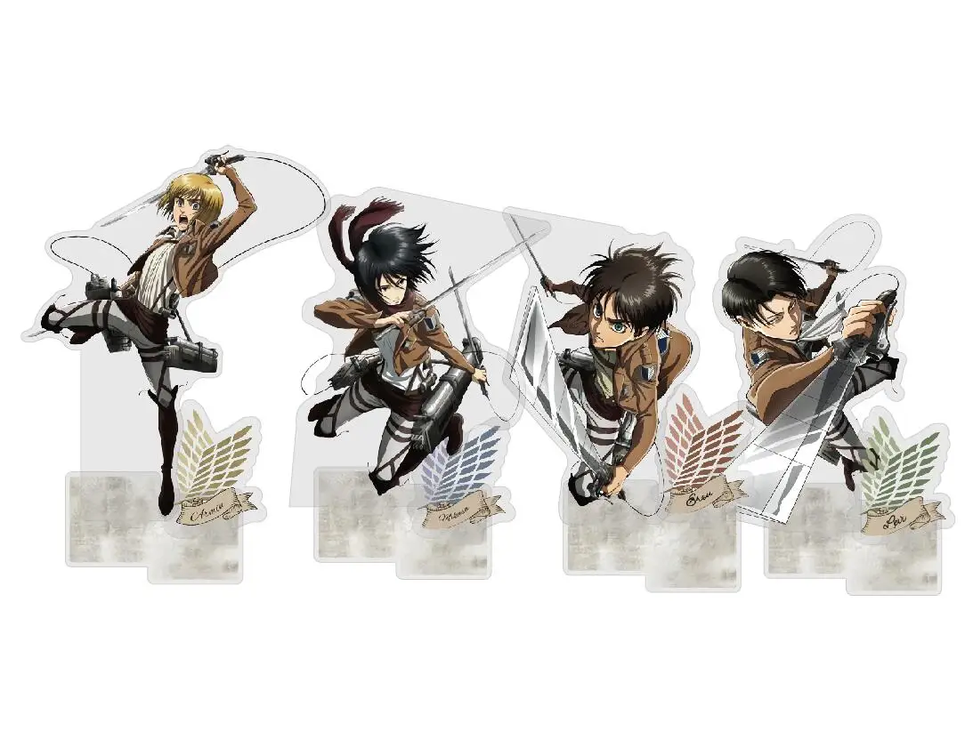 Anime Attack on Titan Eren Jäger Levi Mikasa Ackerman Cosplay Acrylic Figure Stand Figure 9517 Kids Collection Toy
Anime Attack on Titan Eren Jäger Levi Mikasa Ackerman Cosplay Acrylic Figure Stand Figure 9517 Kids Collection Toy