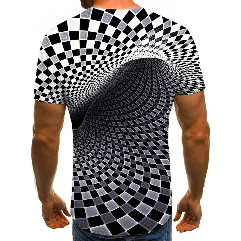 Three-dimensional graphic T-shirt casual lattice tops 3D men's T-shirt summer T-shirt men's O-neck shirt plus size streetwear
Three-dimensional graphic T-shirt casual lattice tops 3D men's T-shirt summer T-shirt men's O-neck shirt plus size streetwear