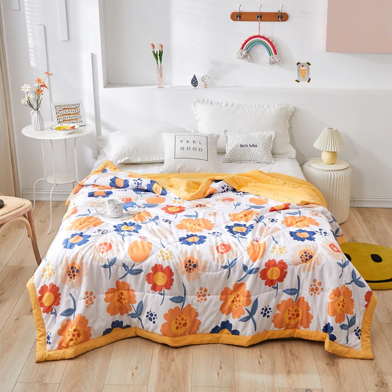 Modern Plant Printed Air Conditioned Comforter Duvet Leaf Flower Soft Comfortable Lightweight Home Textile Summer Quilt only
Modern Plant Printed Air Conditioned Comforter Duvet Leaf Flower Soft Comfortable Lightweight Home Textile Summer Quilt only