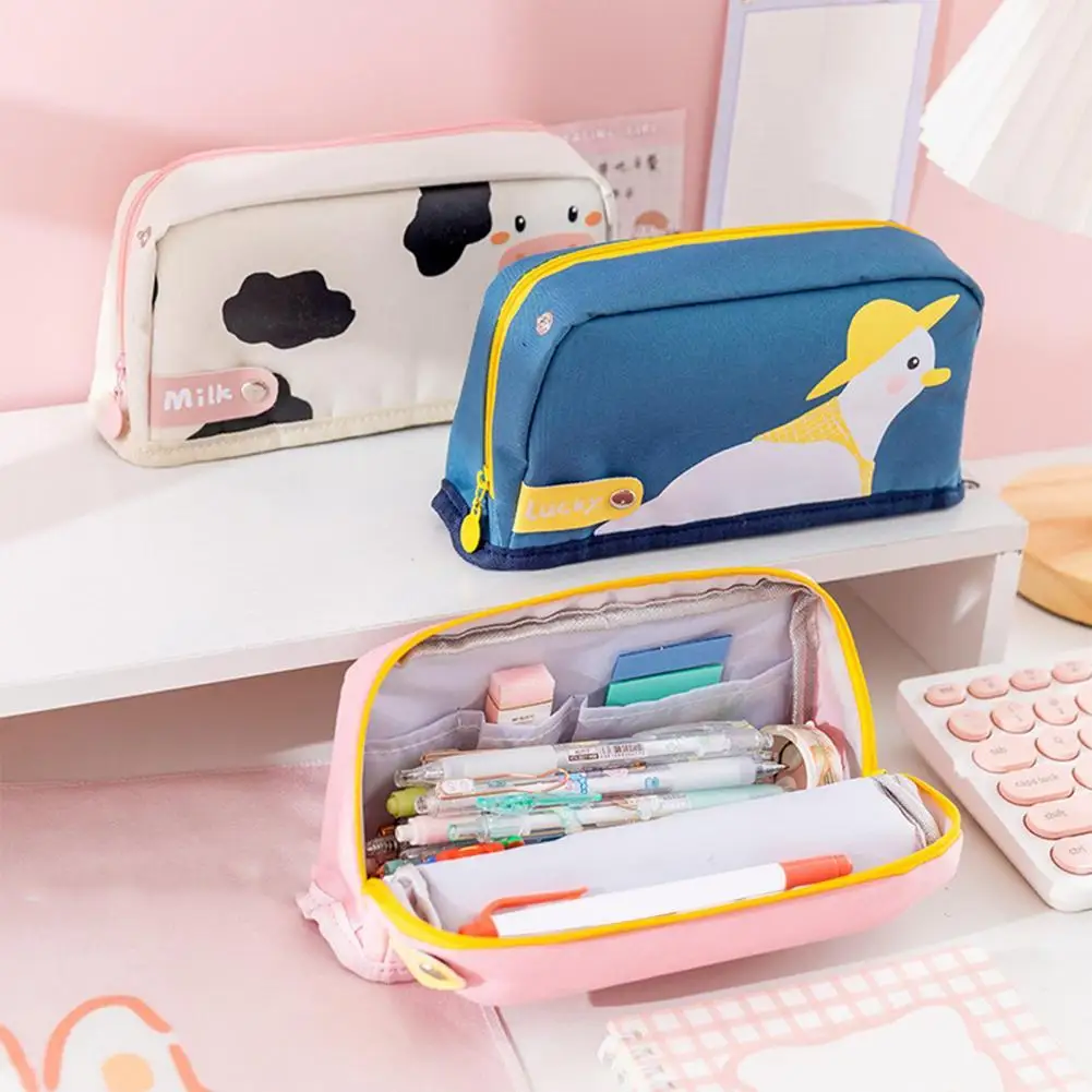 Pen Holder Large Capacity Cartoon Pattern Oxford Cloth Creative Colorful Pencil Cases Bags for Students
Pen Holder Large Capacity Cartoon Pattern Oxford Cloth Creative Colorful Pencil Cases Bags for Students