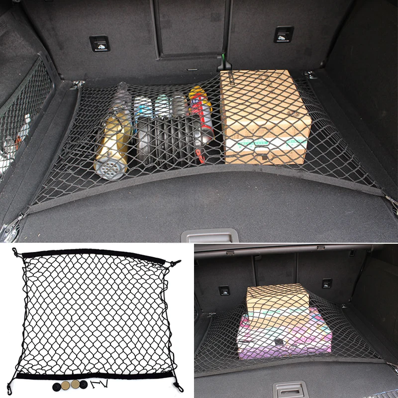 Auto Luggage Net Black Car Trunk Luggage String Bag Universal Stowing And Tidying Baggage Bag Car Interior Decorations Supplies
Auto Luggage Net Black Car Trunk Luggage String Bag Universal Stowing And Tidying Baggage Bag Car Interior Decorations Supplies