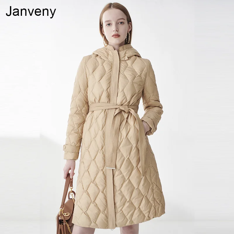 Новая зимняя теплая Толстая куртка Janveny 90% на белом утином пуху, женское длинное пальто с поясом, Женская парка с капюшоном, верхняя одежда
Новая зимняя теплая Толстая куртка Janveny 90% на белом утином пуху, женское длинное пальто с поясом, Женская парка с капюшоном, верхняя одежда
