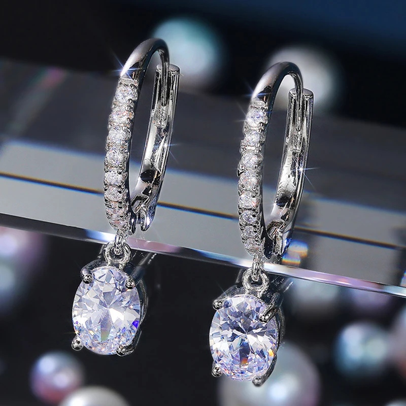 Delicate Pear CZ Drop Earrings Women Crystal High Quality Versatile Fine Gift Love Fashion Jewelry Daily Party Earrings
Delicate Pear CZ Drop Earrings Women Crystal High Quality Versatile Fine Gift Love Fashion Jewelry Daily Party Earrings