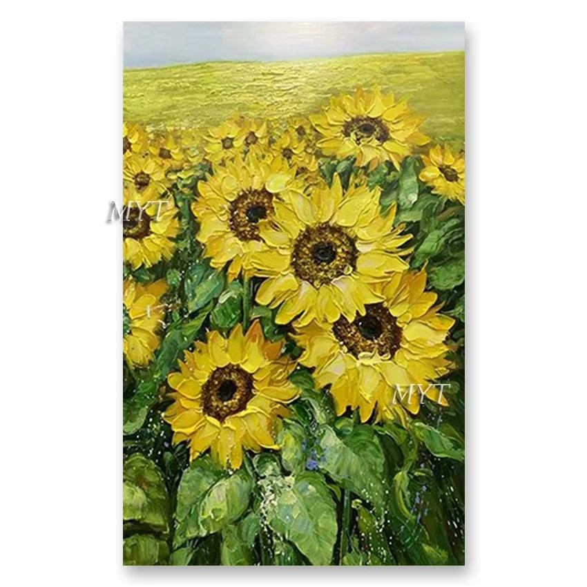 No Framed Hand Painted Modern Home Interior Wall Decor Sunflowers Oil Painting On Canvas 100% Hand-Painted Abstract Heavily Tex
No Framed Hand Painted Modern Home Interior Wall Decor Sunflowers Oil Painting On Canvas 100% Hand-Painted Abstract Heavily Tex
