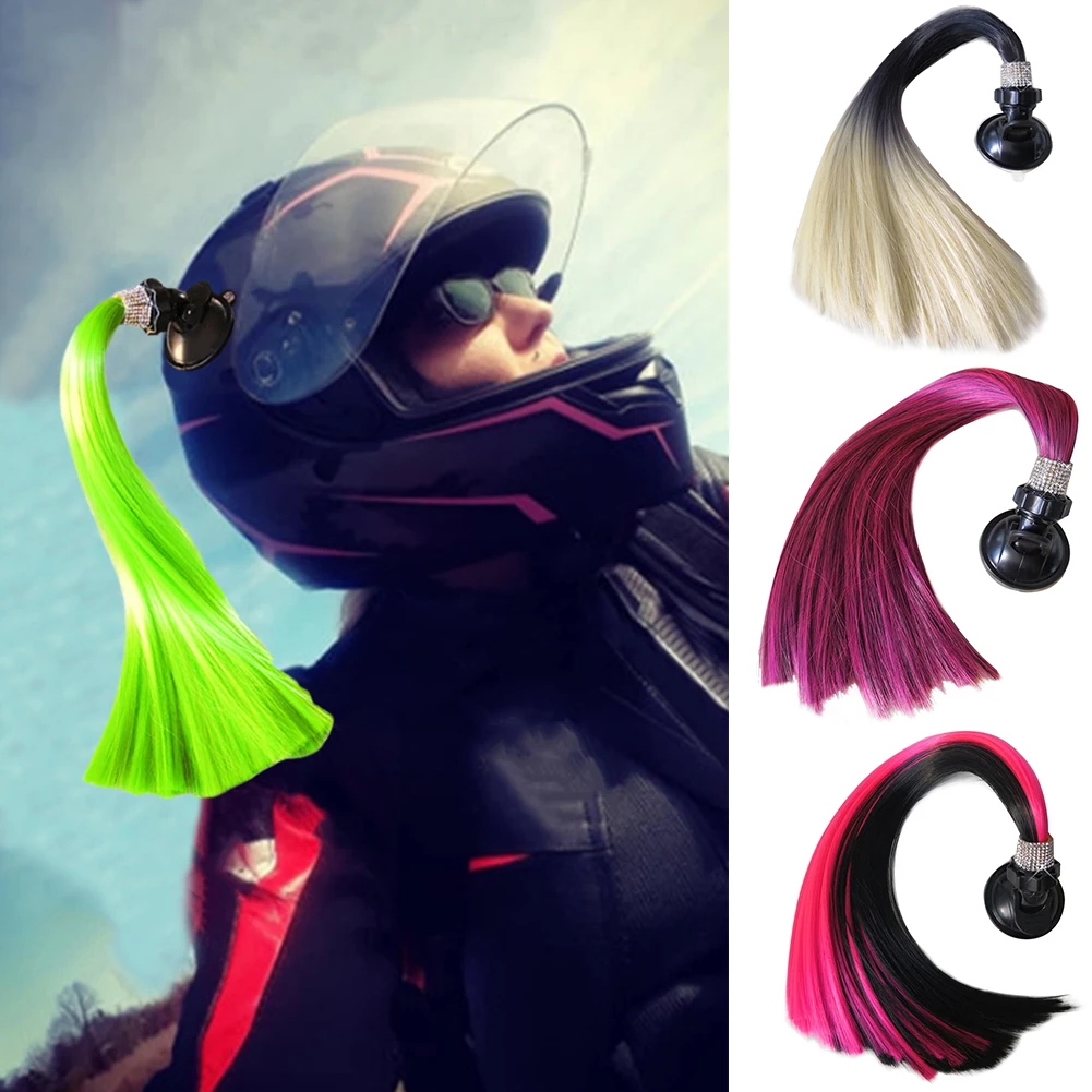 Helmet Ponytail High Temperature Fiber 40cm Motorcycle Bicycle Skateboarding Cycling Suction Cup Crystal Rhinestone Stick On 
Helmet Ponytail High Temperature Fiber 40cm Motorcycle Bicycle Skateboarding Cycling Suction Cup Crystal Rhinestone Stick On