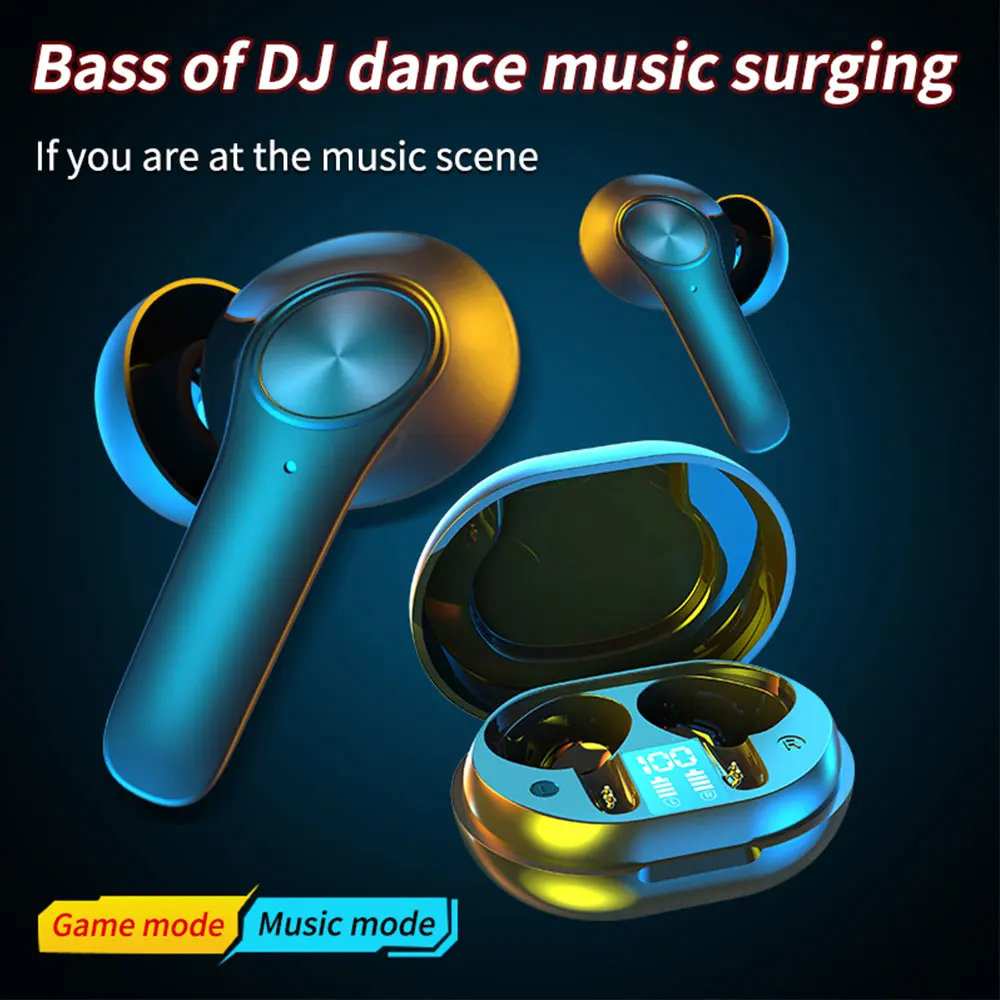 NEW Bluetooth 5.2 Headset Tws Wireless Headset 9d Stereo Sports Waterproof Earbud Headset With Microphone Charging Box
NEW Bluetooth 5.2 Headset Tws Wireless Headset 9d Stereo Sports Waterproof Earbud Headset With Microphone Charging Box