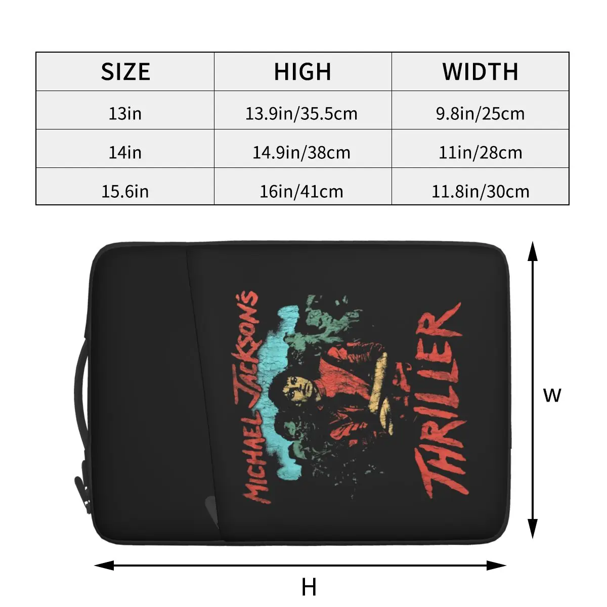 Michael Jackson Waterproof laptop bag 13 14 15 inch. Laptop bag protective cover for briefcase.
Michael Jackson Waterproof laptop bag 13 14 15 inch. Laptop bag protective cover for briefcase.