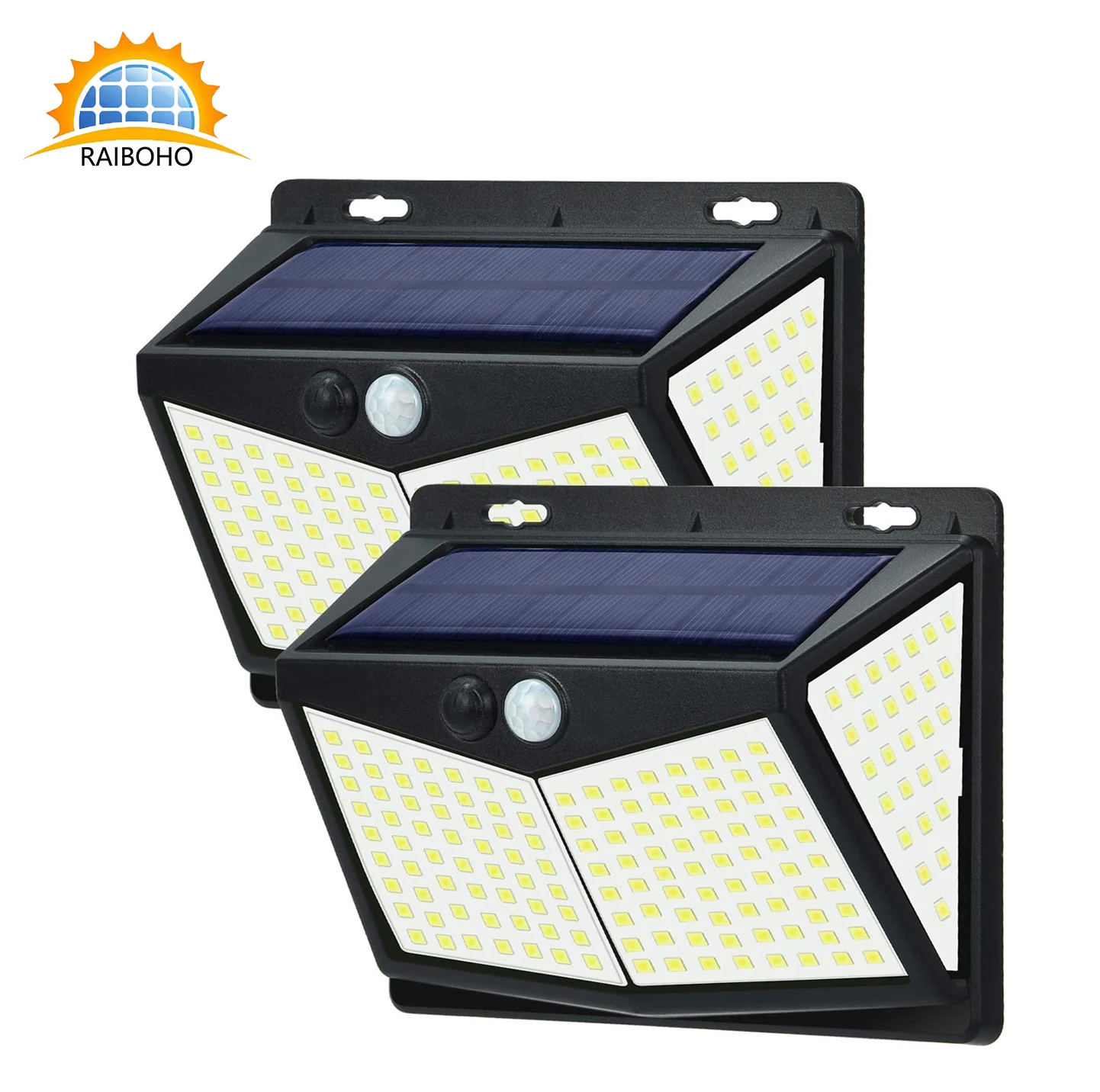 Solar Lights Outdoor 208 LED Solar Motion Sensor Lights 3 Lighting Mode 270° Wide Angle Solar Powered Wall Light Waterproof
Solar Lights Outdoor 208 LED Solar Motion Sensor Lights 3 Lighting Mode 270° Wide Angle Solar Powered Wall Light Waterproof