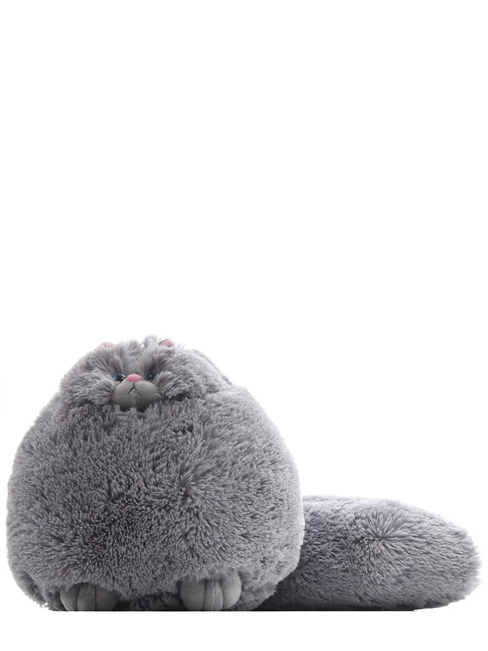 Кот Беляш / Игрушка подушка Кошка Котик Котенок Подушка обнимашка серый 25 см |