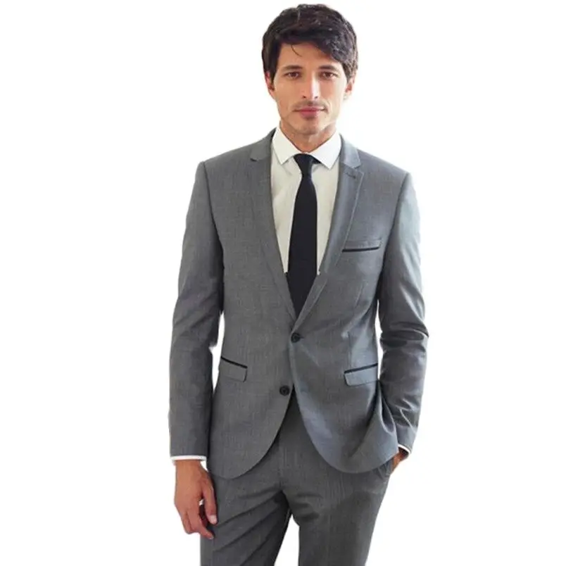 Custom Made Light Grey Mens Business Suits Fashion Formal Wear Men Suit Men Wedding Suits Groom Tuxedos(Jacket+Pant)
Custom Made Light Grey Mens Business Suits Fashion Formal Wear Men Suit Men Wedding Suits Groom Tuxedos(Jacket+Pant)
