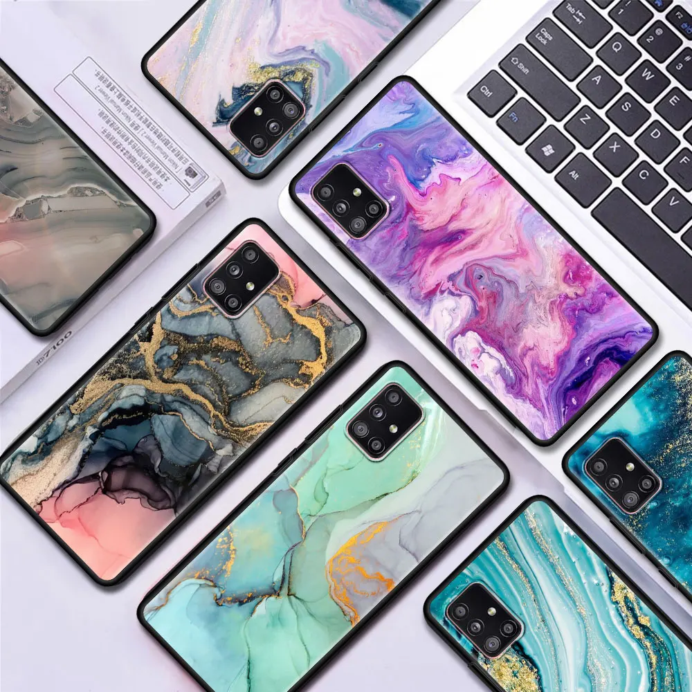 Colorfull Marble Phone Case for Samsung A52 A51 A50 A72 A71 A70 A41 A40 A32 5G A31 A30 A21s A20e A12 A11 A10 A02s Cover Coque
Colorfull Marble Phone Case for Samsung A52 A51 A50 A72 A71 A70 A41 A40 A32 5G A31 A30 A21s A20e A12 A11 A10 A02s Cover Coque