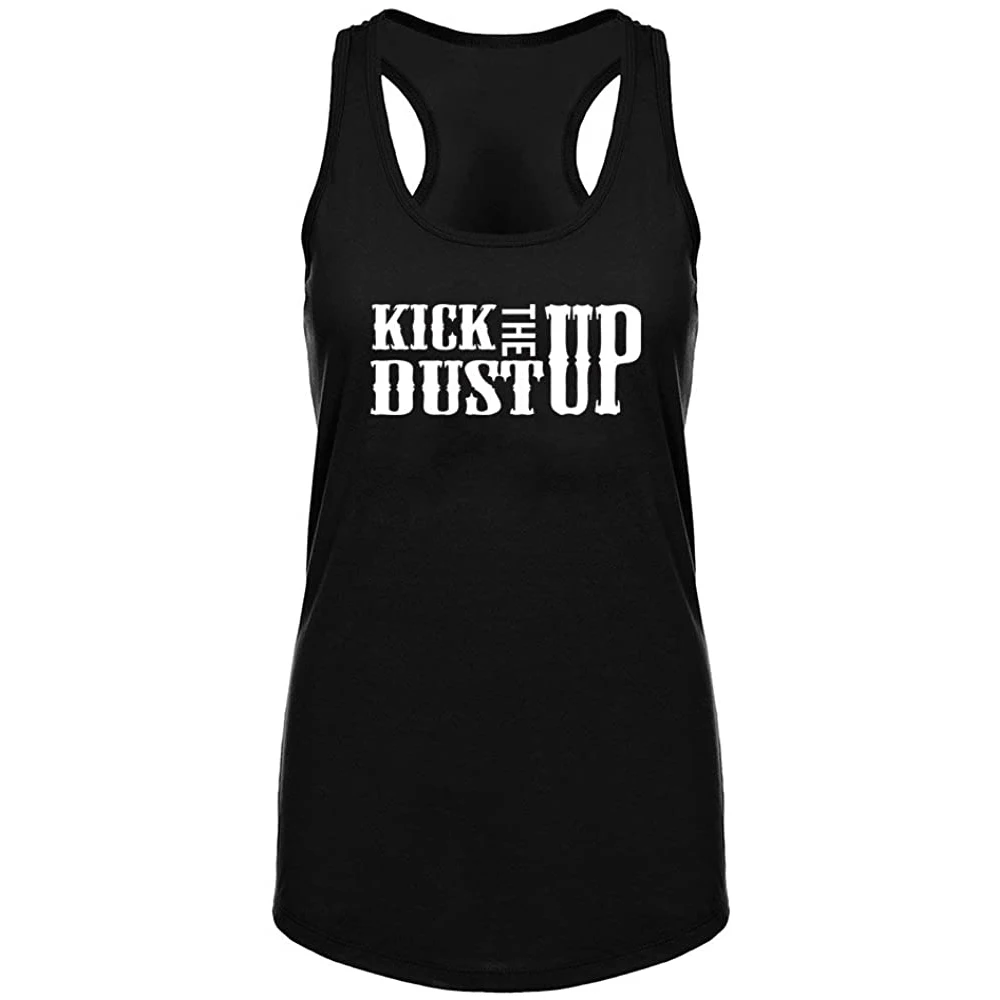 Lyprerazy Women's Kick Dust Up Country Song Fitness Workout Racerback Tank Tops Summer Funny Letter Print Tank Top 
Lyprerazy Women's Kick Dust Up Country Song Fitness Workout Racerback Tank Tops Summer Funny Letter Print Tank Top
