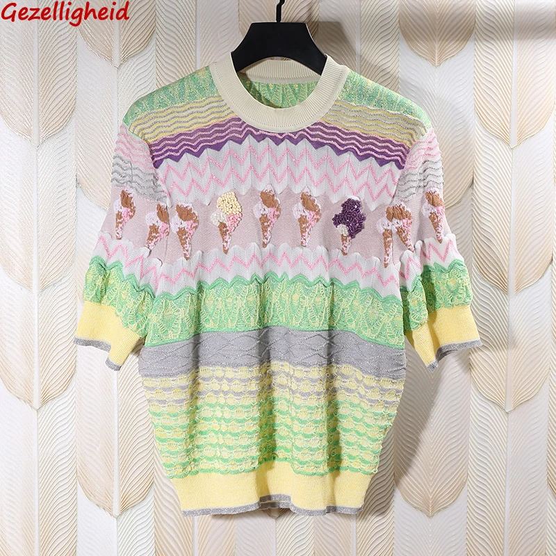Gezelligheid 2021 Spring Autumn French Fashion Elegant Slim Sweet Jacket Women Temperament Embroidery Pullover Knitting Sweater
Gezelligheid 2021 Spring Autumn French Fashion Elegant Slim Sweet Jacket Women Temperament Embroidery Pullover Knitting Sweater