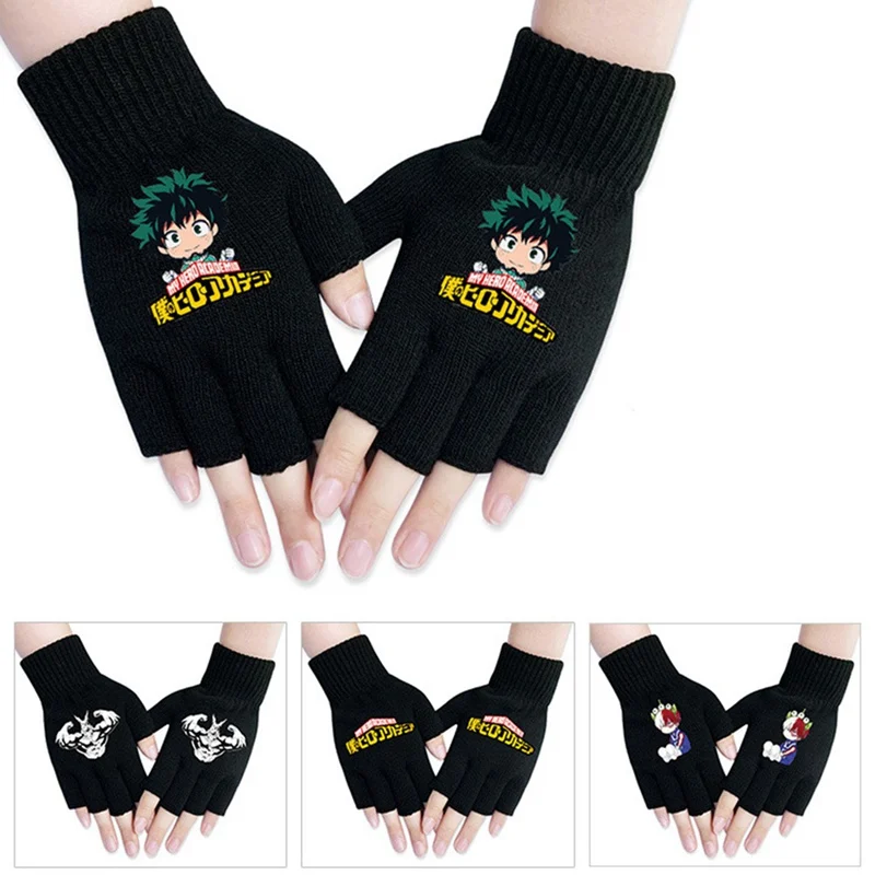 Anime Boku No Hero Academia Gloves Unisex Cotton Knit Wrist Fingerless Gloves Cosplay Mitten Gift
Anime Boku No Hero Academia Gloves Unisex Cotton Knit Wrist Fingerless Gloves Cosplay Mitten Gift