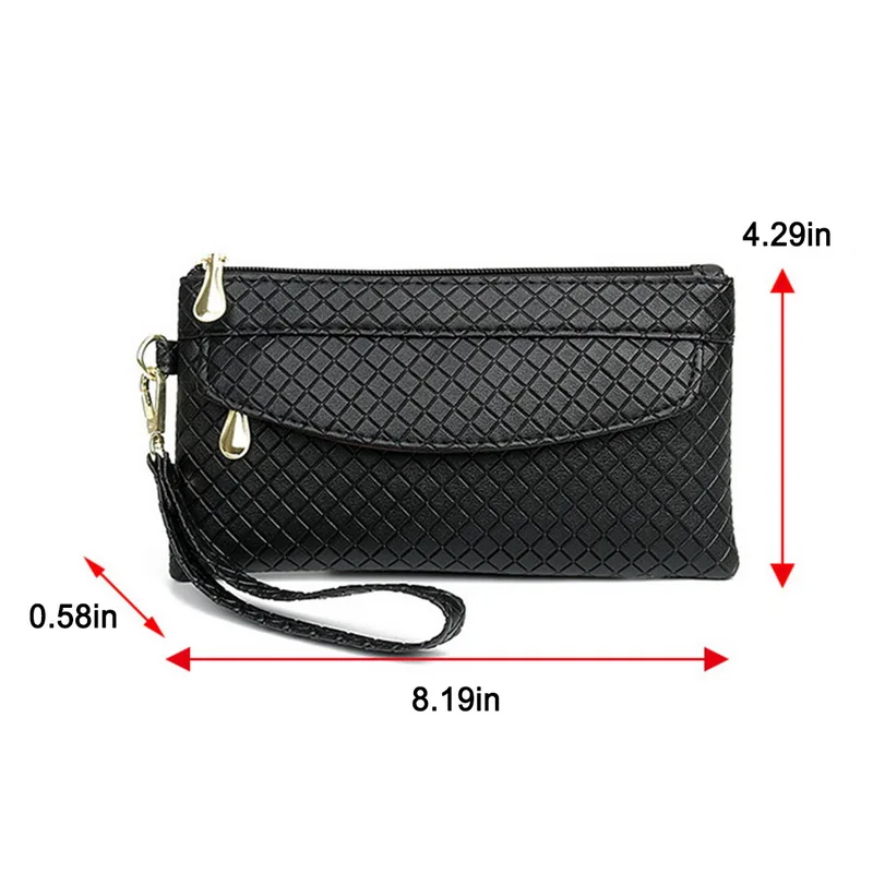 Organizer wallet women Organizer purse Plaid zipper long key coin bag Casual Women's wallet leather genuine money bag 
Organizer wallet women Organizer purse Plaid zipper long key coin bag Casual Women's wallet leather genuine money bag