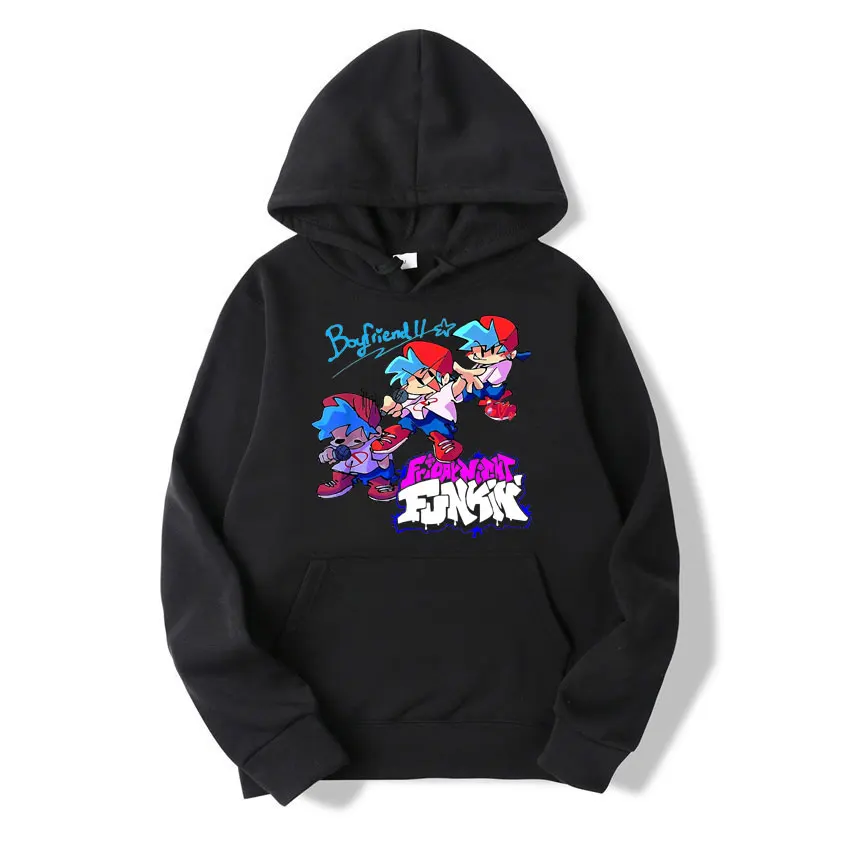 Hottest Friday Night Funkin Print Streetwear Fashion Hoodies Long Sleeve Pullover Jacket Cartoon Game Harajuku mens Clothes male
Hottest Friday Night Funkin Print Streetwear Fashion Hoodies Long Sleeve Pullover Jacket Cartoon Game Harajuku mens Clothes male