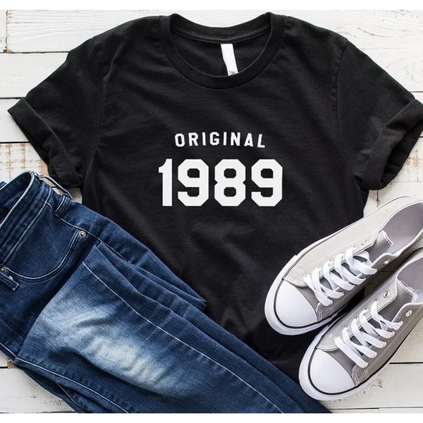 30th Birthday Shirt Tshirt Graphic Tee for Women 30th Birthday Gifts for Her 1989 Birthday Shirt T-shirts Unique Gift for Mom
30th Birthday Shirt Tshirt Graphic Tee for Women 30th Birthday Gifts for Her 1989 Birthday Shirt T-shirts Unique Gift for Mom