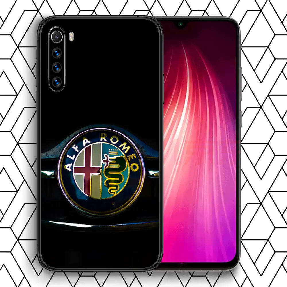 Alfa Romeo car logo Phone Case For Xiaomi Redmi Note 7 8 8T 9 9S 4X 7 7A 9A K30 Pro Ultra black Cover Soft Back Fashion Funda
Alfa Romeo car logo Phone Case For Xiaomi Redmi Note 7 8 8T 9 9S 4X 7 7A 9A K30 Pro Ultra black Cover Soft Back Fashion Funda