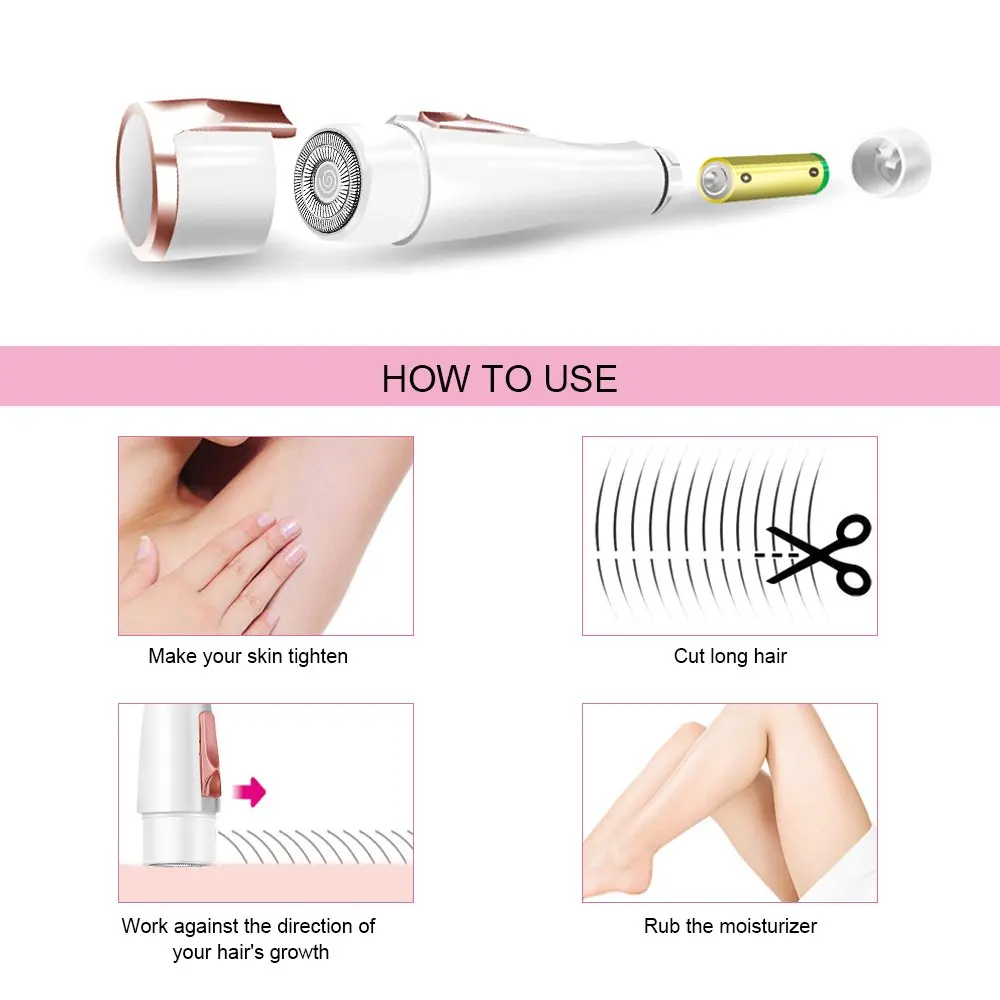 Electric Lady Women Shaver Hair Removal Razor Waterproof Mini Epilator Face Arm Leg Bikini Trimmer Facial Depilation Machine
Electric Lady Women Shaver Hair Removal Razor Waterproof Mini Epilator Face Arm Leg Bikini Trimmer Facial Depilation Machine