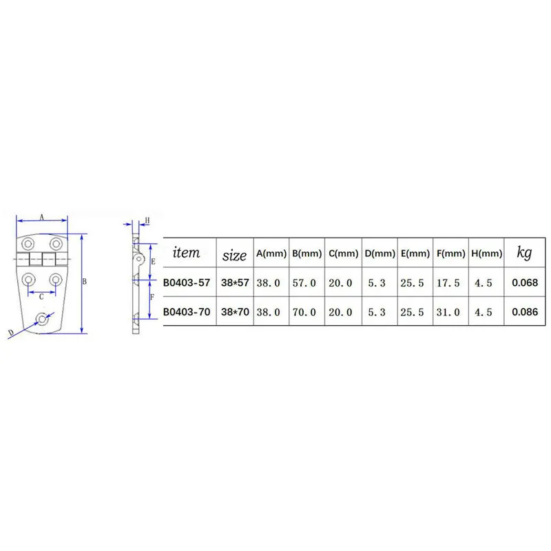 1pcs Marine Boat Butt Hinge Cabin Door 316 Stainless Steel Flush Door Hinge Replacement
1pcs Marine Boat Butt Hinge Cabin Door 316 Stainless Steel Flush Door Hinge Replacement