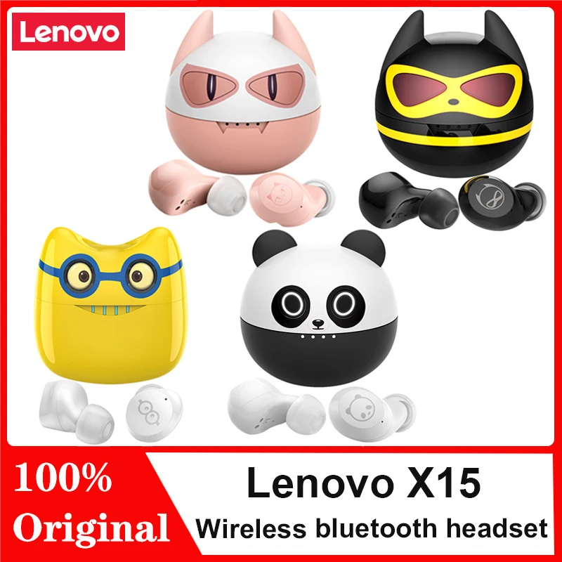 Lenovo thinkplus X15 TWS In-Ear Bluetooth 5.0 Headphones HiFi Stereo Mini Wireless Cute Appearance with Earplugs Children's Gift
Lenovo thinkplus X15 TWS In-Ear Bluetooth 5.0 Headphones HiFi Stereo Mini Wireless Cute Appearance with Earplugs Children's Gift