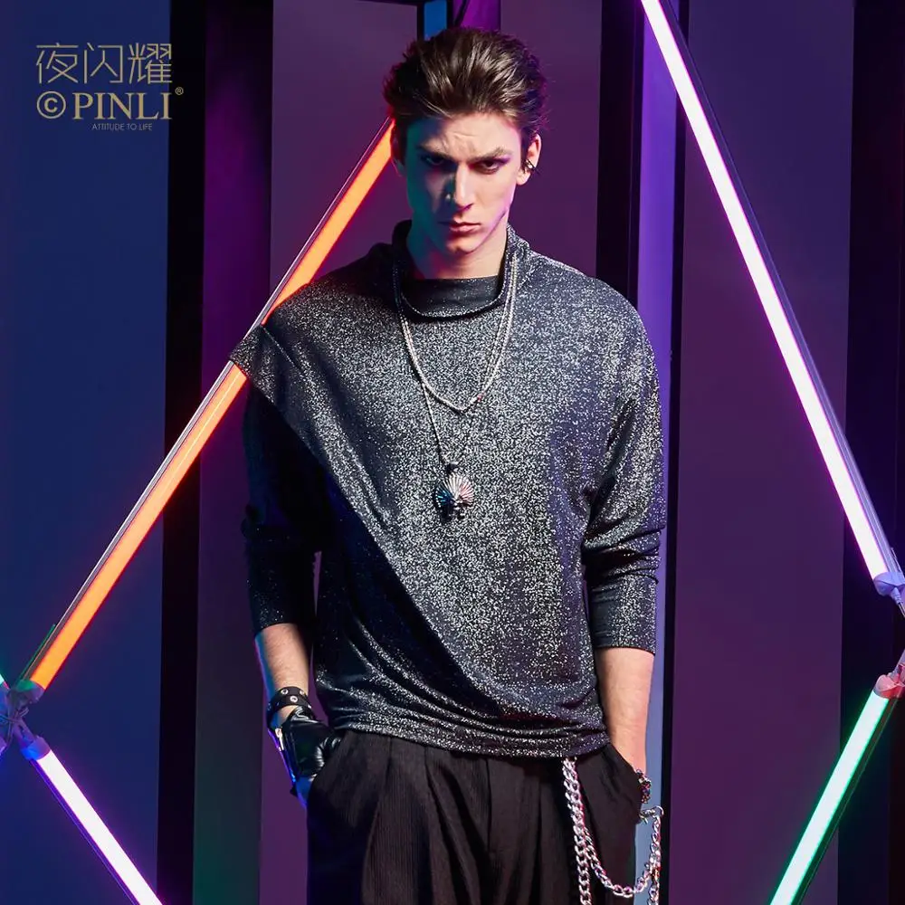 Free shipping New men's male black fashion round neck Autumn Nightclub Slim Black Long Sleeve T-shirt Sweatershirt BY203311107
Free shipping New men's male black fashion round neck Autumn Nightclub Slim Black Long Sleeve T-shirt Sweatershirt BY203311107