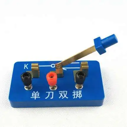 Single-pole double-throw switch magnetic electric demonstration box teacher's version switch physics electrical experiment
Single-pole double-throw switch magnetic electric demonstration box teacher's version switch physics electrical experiment