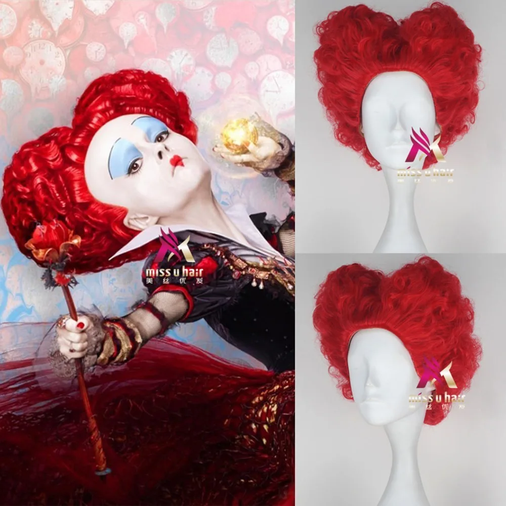 new Halloween Alice in Wonderland Red Queen Cosplay Wig Role Play Queen of Hearts Costume Red Hair +Wig Cap
new Halloween Alice in Wonderland Red Queen Cosplay Wig Role Play Queen of Hearts Costume Red Hair +Wig Cap