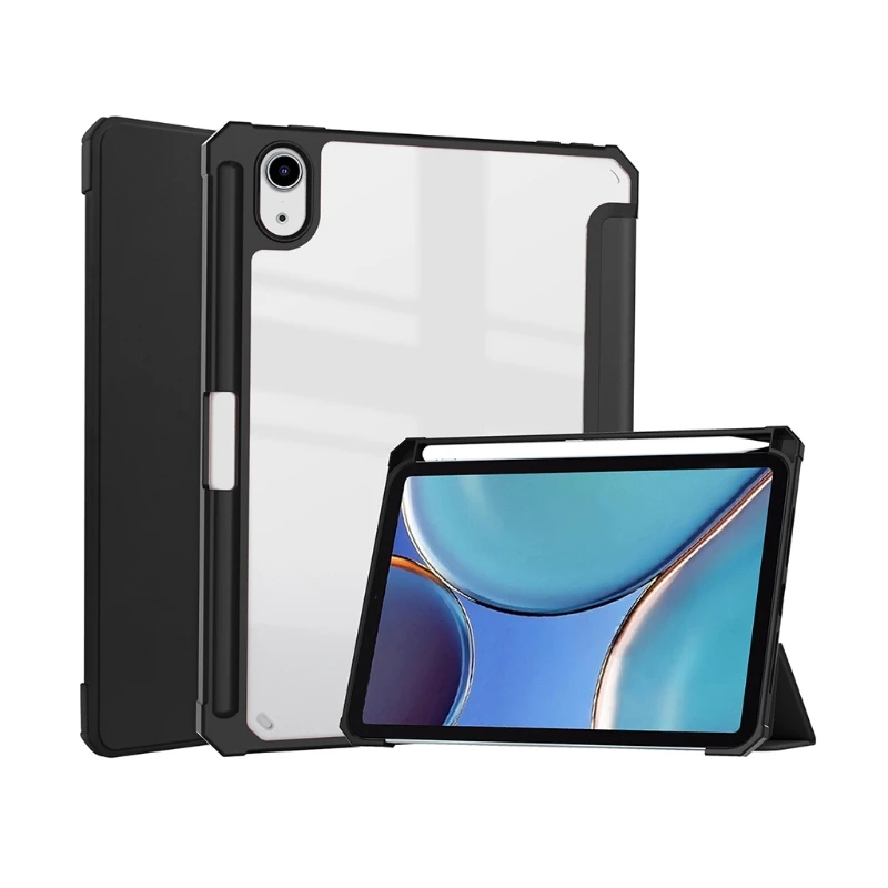 TPU Pad Case Compatible With iPad Mini 6 2021 Cover Built In Pencil Holder Foldable Stand Auto Sleep Wake Tablet Shell
TPU Pad Case Compatible With iPad Mini 6 2021 Cover Built In Pencil Holder Foldable Stand Auto Sleep Wake Tablet Shell