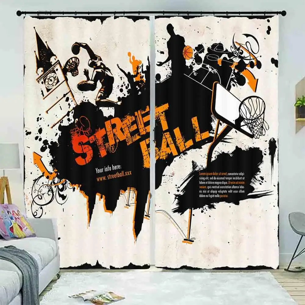 Blackout Curtains Custom 3D Cortina Sports basketball For Living room Bedding room Office Kids room Kitchen Window Curtain
Blackout Curtains Custom 3D Cortina Sports basketball For Living room Bedding room Office Kids room Kitchen Window Curtain