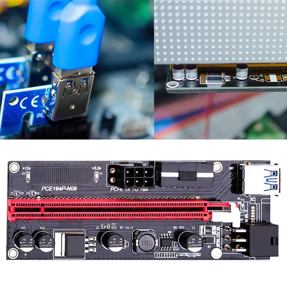 1Set VER009S Portable USB 3.0 PCI-E 1X to 16X GPU Express Riser Card for Miner Graphics card extension cable
1Set VER009S Portable USB 3.0 PCI-E 1X to 16X GPU Express Riser Card for Miner Graphics card extension cable