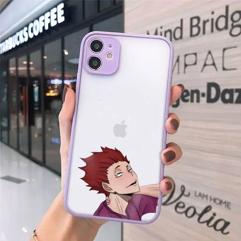Anime Volleyball Tendo Satori Haikyuu Phone Case matte transparent For iphone 7 8 11 12 plus mini x xs xr pro max cover
Anime Volleyball Tendo Satori Haikyuu Phone Case matte transparent For iphone 7 8 11 12 plus mini x xs xr pro max cover