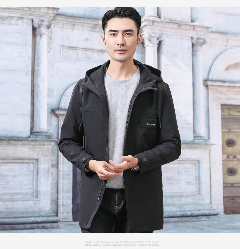 2021 Men's Windbreaker New Jacket Spring Fashion Casual Hoodie Jackets Men Outdoor Coat Solid Color
2021 Men's Windbreaker New Jacket Spring Fashion Casual Hoodie Jackets Men Outdoor Coat Solid Color