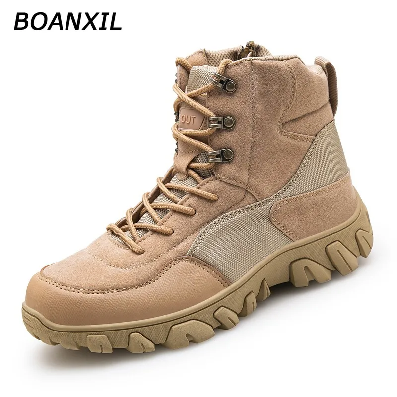 BOANXIL 2022 Men Seasons Tactical Military Boots Men Boots Combat Army Boots Outdoor Hiking Boots Ankle Shoes Men Work Shoes
BOANXIL 2022 Men Seasons Tactical Military Boots Men Boots Combat Army Boots Outdoor Hiking Boots Ankle Shoes Men Work Shoes