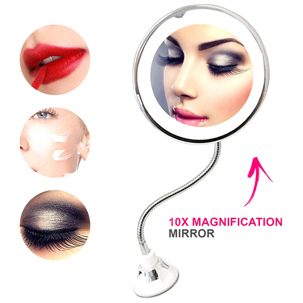 10x Magnifying Makeup LED Mirror Beauty Bathroom Mirror LED Light Rotating Cosmetic Vanity Mirror Magnifier Mirror Drop Shipping
10x Magnifying Makeup LED Mirror Beauty Bathroom Mirror LED Light Rotating Cosmetic Vanity Mirror Magnifier Mirror Drop Shipping