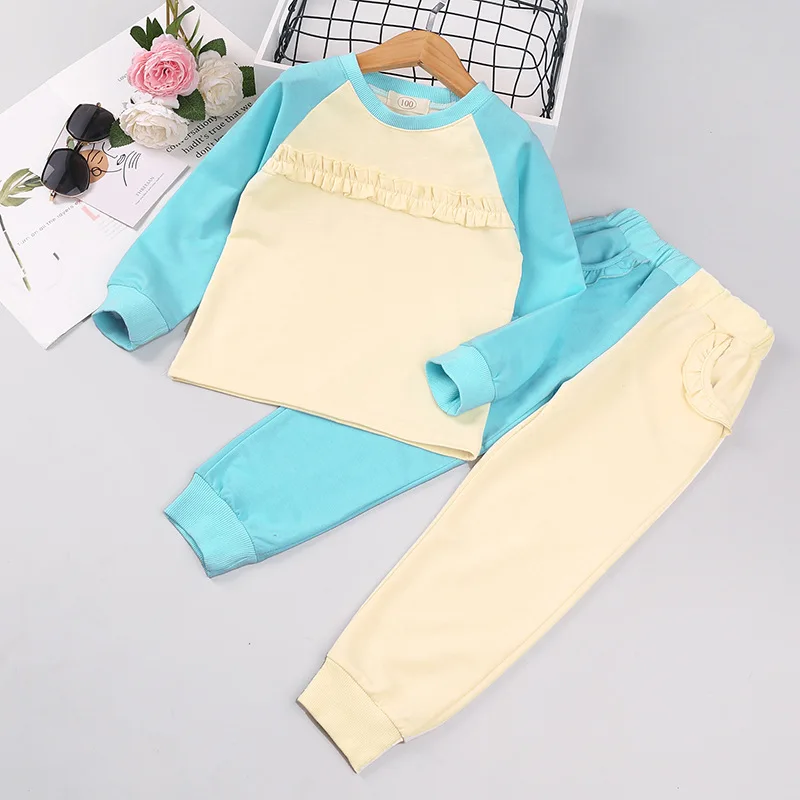 Girls' Color-blocking Lace Long-sleeved Sweater and Trousers Suit Toddler Girl Fall Clothes Christmas Outfit Halloween Clothes
Girls' Color-blocking Lace Long-sleeved Sweater and Trousers Suit Toddler Girl Fall Clothes Christmas Outfit Halloween Clothes