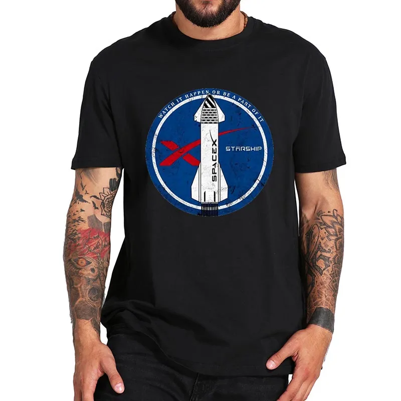 Space X Watch It Happen Or Be A Part Of It T Shirt Technologies Corp. Elon Musk T-Shirt Short Sleeve O-neck 100% Cotton Tees
Space X Watch It Happen Or Be A Part Of It T Shirt Technologies Corp. Elon Musk T-Shirt Short Sleeve O-neck 100% Cotton Tees