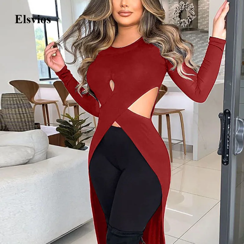 2021 Spring Elegant Solid Irregular Long Shirt Women Sexy Hollow Out Skinny Blouse Casual O Neck Long Sleeve Ladies Tops Blusas
2021 Spring Elegant Solid Irregular Long Shirt Women Sexy Hollow Out Skinny Blouse Casual O Neck Long Sleeve Ladies Tops Blusas