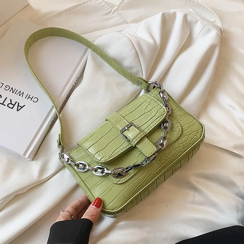 Candy Color Stone Pattern PU Leather Small Baguette Bags for Women 2021 Travel Fashion Simple Shoulder Handbag Chain
Candy Color Stone Pattern PU Leather Small Baguette Bags for Women 2021 Travel Fashion Simple Shoulder Handbag Chain