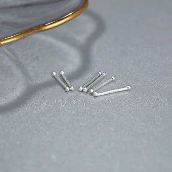 Foot silver earrings for men and women simple silver needle ear stick double head earrings for ear holes 120056 120056
Foot silver earrings for men and women simple silver needle ear stick double head earrings for ear holes 120056 120056