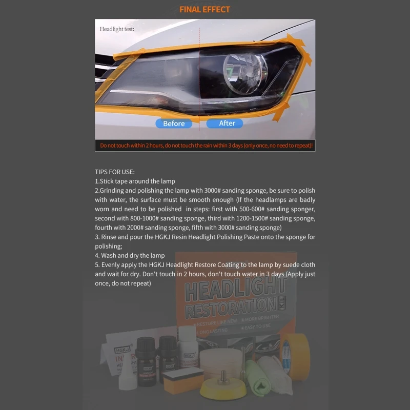 Headlight Restoration Polishing Kits Headlamp Clean Brightener Refurbish Repair Dropshipping
Headlight Restoration Polishing Kits Headlamp Clean Brightener Refurbish Repair Dropshipping