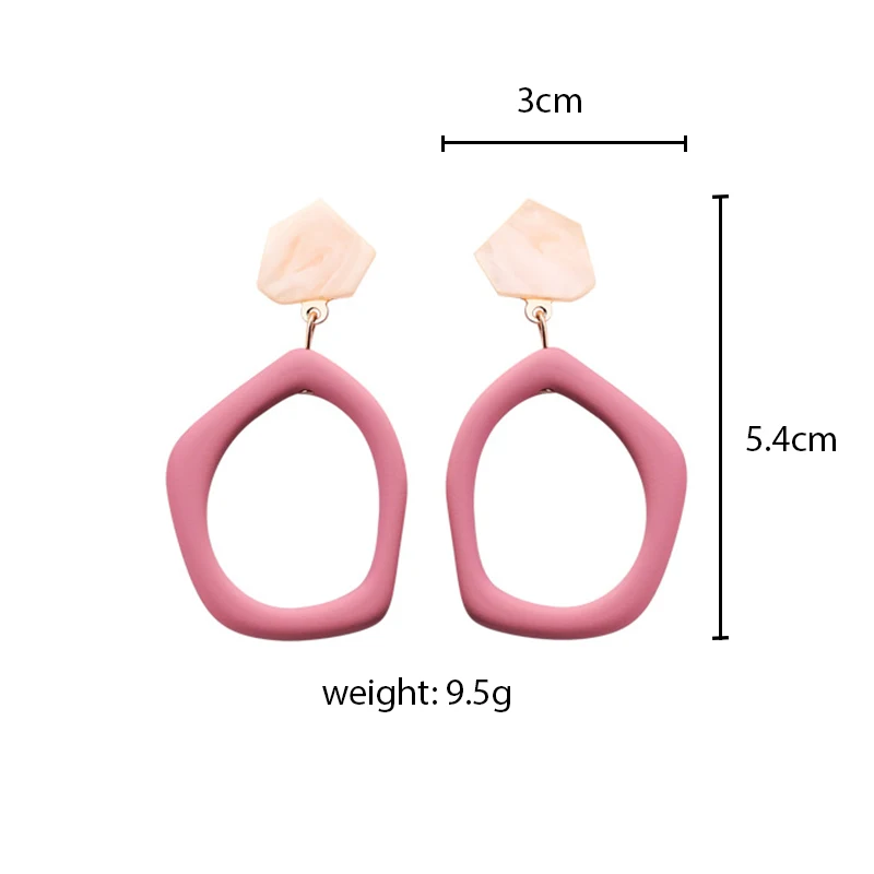 INKDEW Korea Acrylic Drop Earrings Sweet Irregular Geometric Hollow Long Big Drop Earrings For Women Marble Dangle Jewelry 
INKDEW Korea Acrylic Drop Earrings Sweet Irregular Geometric Hollow Long Big Drop Earrings For Women Marble Dangle Jewelry