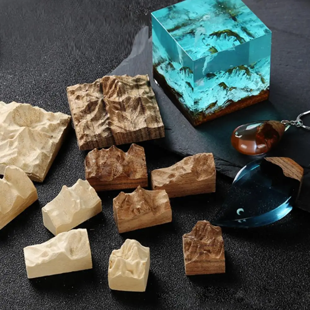 Vintage Sandalwood Resin Model Jewelry Craft Filling Material Khaki Mountain DIY Fashion Making Jewelry Tools, 1 Piece
Vintage Sandalwood Resin Model Jewelry Craft Filling Material Khaki Mountain DIY Fashion Making Jewelry Tools, 1 Piece