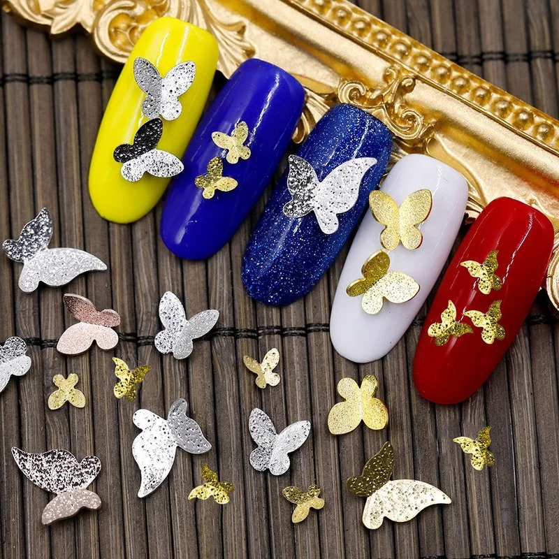 100Pcs Dragonfly Butterfly Nail Art 3D Stickers Metal Gold Silver Rose Gold Nail Designer Charms For Nail Accessories
100Pcs Dragonfly Butterfly Nail Art 3D Stickers Metal Gold Silver Rose Gold Nail Designer Charms For Nail Accessories