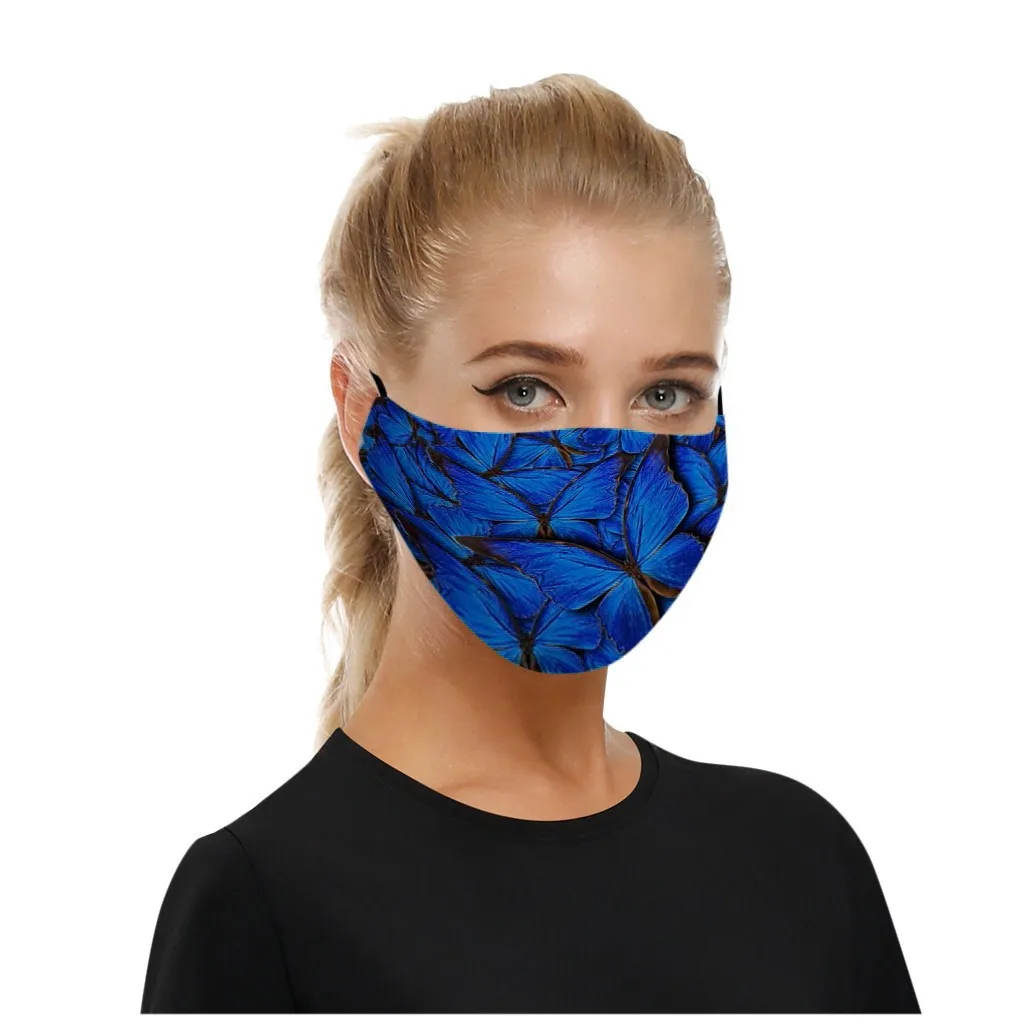 1pc mascarilla +2pcs filters Blue Butterfly Reusable Face Mouth Cover Masques Windproof Mouth-muffle Maschere Cap 207
1pc mascarilla +2pcs filters Blue Butterfly Reusable Face Mouth Cover Masques Windproof Mouth-muffle Maschere Cap 207