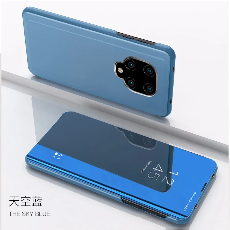 Роскошный зеркальный кожаный флип-чехол с подставкой для Xiaomi Redmi Note9 Note 9 Pro Max |