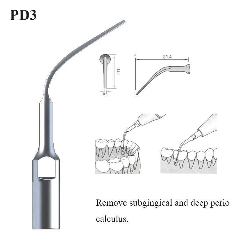 Dental Ultrasonic Scaler Tip Scaling Periodontics Endodontics Dentists Multifunction Endo Perio Scaling Tips Dental Instrument
Dental Ultrasonic Scaler Tip Scaling Periodontics Endodontics Dentists Multifunction Endo Perio Scaling Tips Dental Instrument