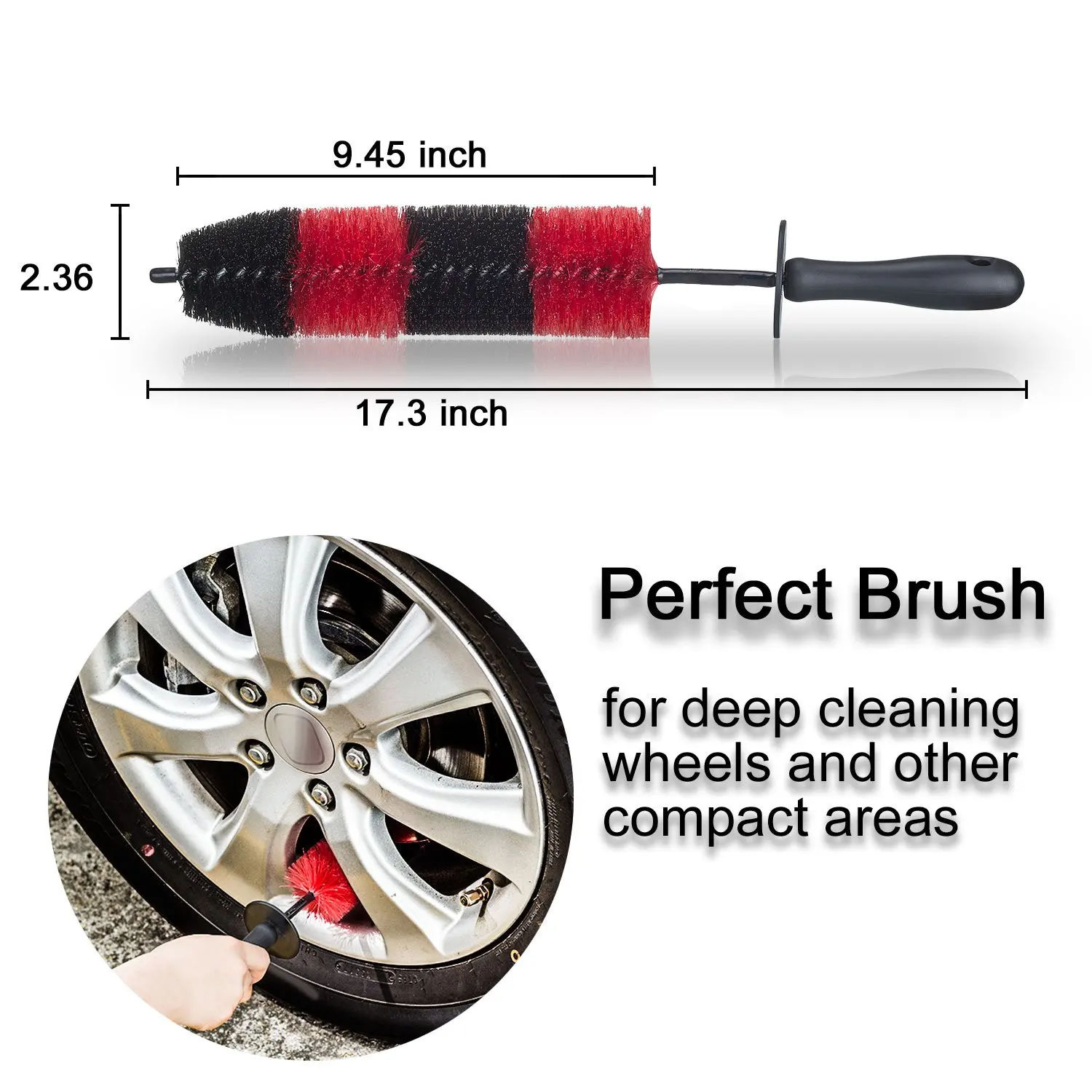Wheel Rim Cleaning Brush Long Soft Bristle Car Wheel Tire Detail Brush Multipurpose use For Cleaning Wheels Motorcycles Bicycles
Wheel Rim Cleaning Brush Long Soft Bristle Car Wheel Tire Detail Brush Multipurpose use For Cleaning Wheels Motorcycles Bicycles