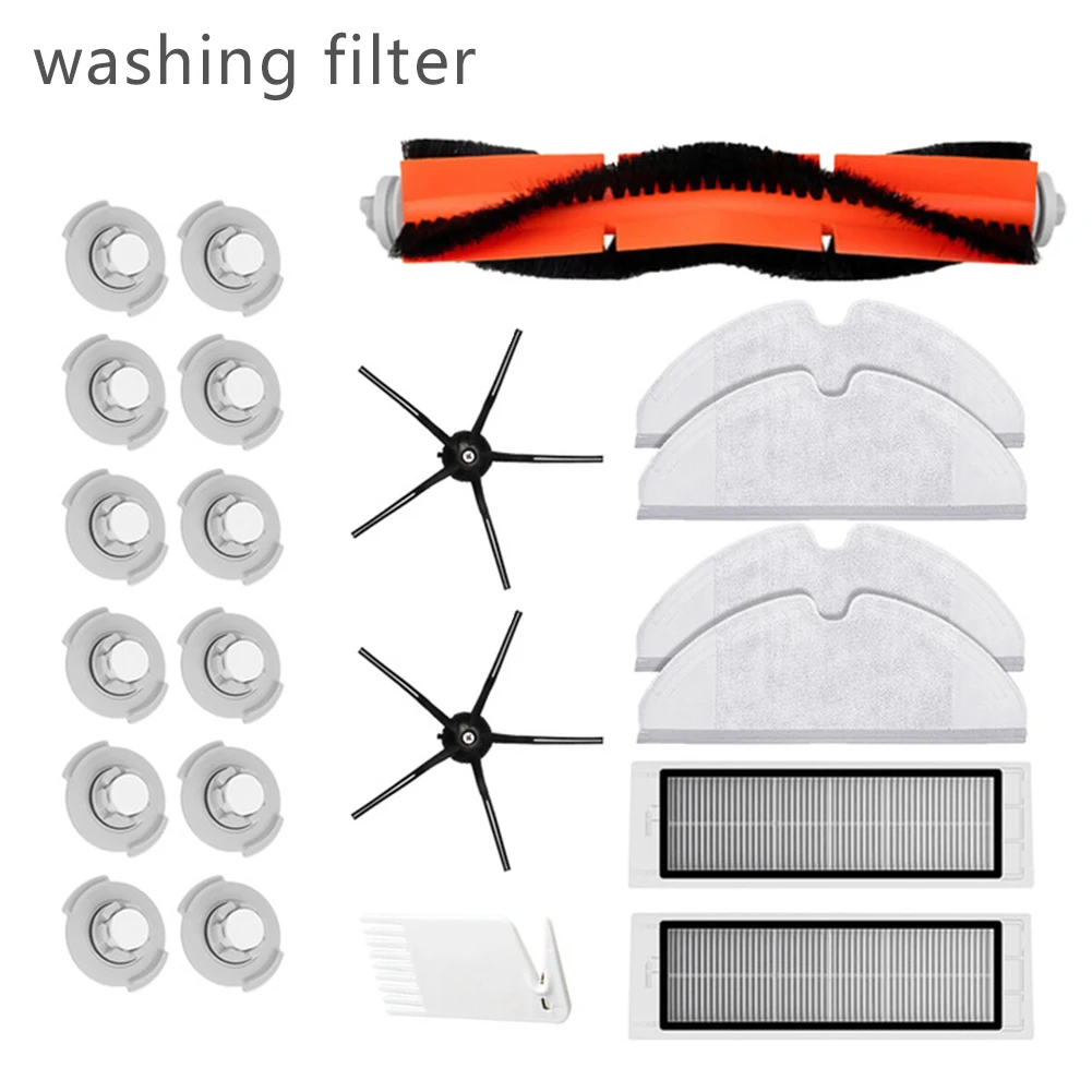 Washable Filter Kits For Xiaomi Roborock S6 S60 S65 S5 MAX T6 Vacuum Cleaner Sweeper Robot Cleaning Accessories
Washable Filter Kits For Xiaomi Roborock S6 S60 S65 S5 MAX T6 Vacuum Cleaner Sweeper Robot Cleaning Accessories